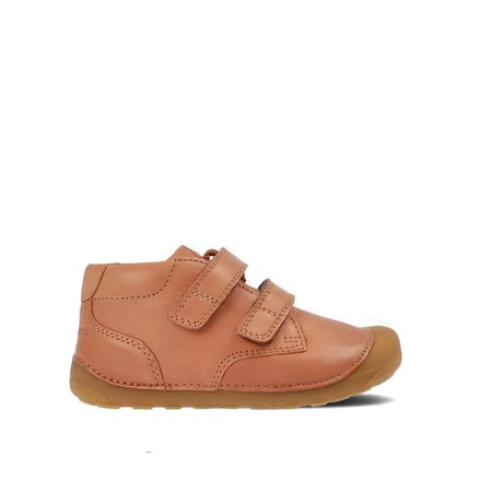 BUNDGAARD PETIT VELCRO Cognac WS | Dětské celoroční barefoot boty