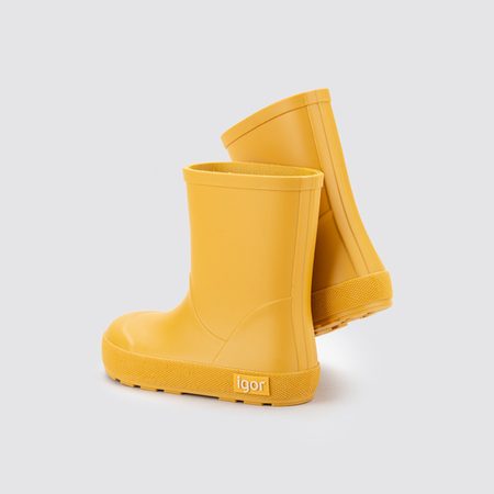 IGOR HOLÍNKY Yellow | Dětské barefoot holínky 3