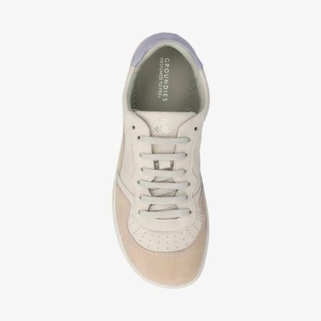 GROUNDIES NOVA GS1 WOMEN Beige Lavender | Dámská barefoot teniska 6