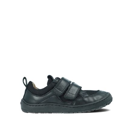 FRODDO TENISKY D-VELCRO II Black | Dětské barefoot tenisky