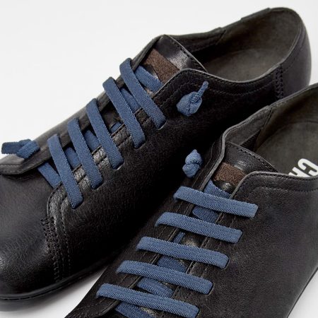 CAMPER PEU SELLA TENISKY Black/Blue laces 4