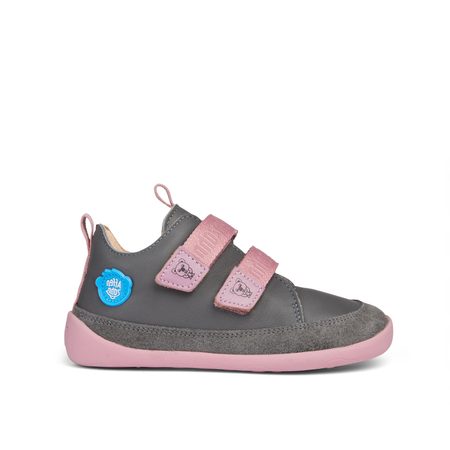 AFFENZAHN LEATHER SNEAKER BUDDY KOALA Pink Dark Grey 1