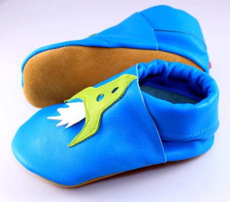 MENU BABY SHOES Turquoise with Rocket