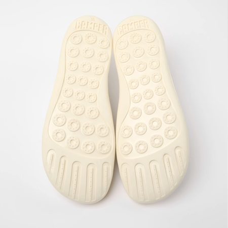 CAMPER SELLA HOUSTON TENISKY Creme/Mustard laces 5