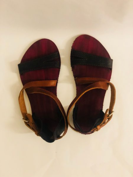 Womens Sandals Black/Brown