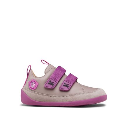 AFFENZAHN LEATHER SNEAKER BUDDY KOALA Pink Grey 1