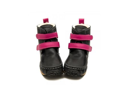 YETI Black / fuchsia waterproof leather - sheepskin