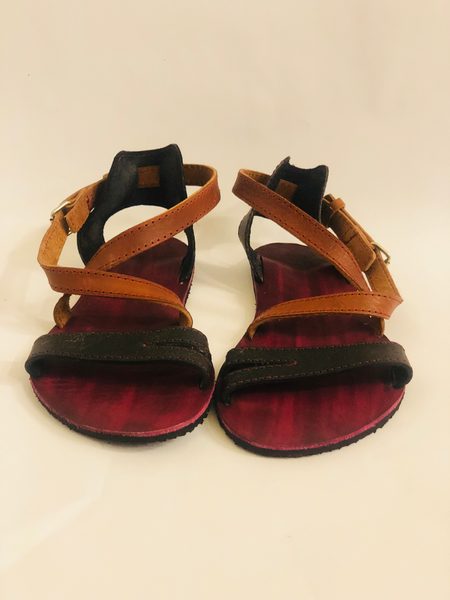 Womens Sandals Black/Brown