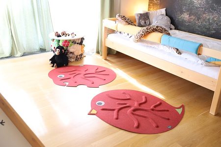 RootyRUG KIDS ELEPHANT Red