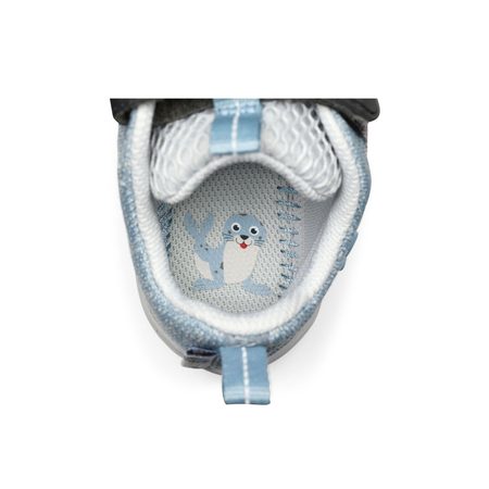 AFFENZAHN SNEAKER KNIT HAPPY SEAL Light Blue 7