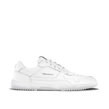 BAREBARICS BAREFOOT TENISKY ZING All White Leather 1