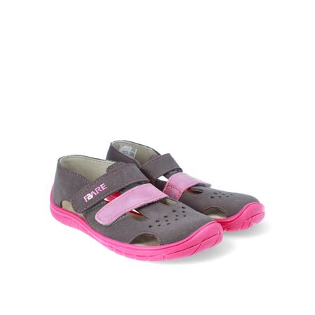 FARE BARE ECONOMIC SANDÁLY A JUNIOR Grey Pink 2