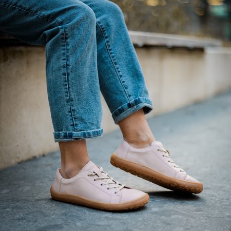 FRODDO TENISKY LEATHER LACES II Nude | Dámské barefoot tenisky