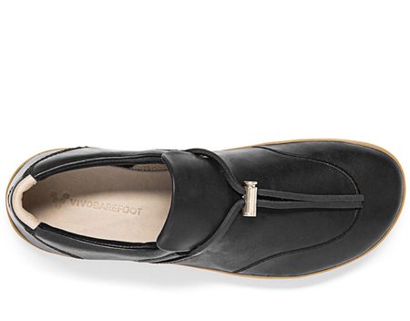 VIVOBAREFOOT RA SLIP ON L BLACK LEATHER