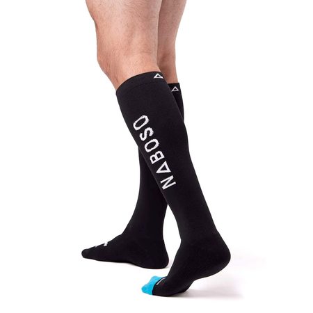 NABOSO KNEE HIGH RECOVERY SOCKS Černé 2