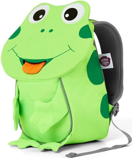 AFFENZAHN DĚTSKÝ BATOH PRO NEJMENŠÍ FROG Neon Green