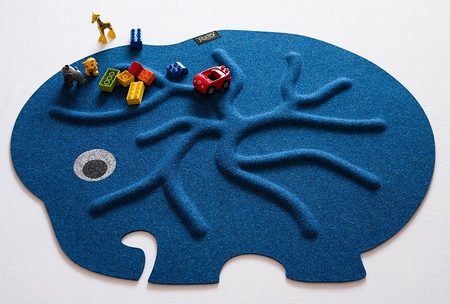 RootyRUG KIDS ELEPHANT Blue