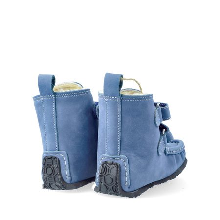 ZEAZOO YETI Dark blue waterproof leather - sheepskin 5