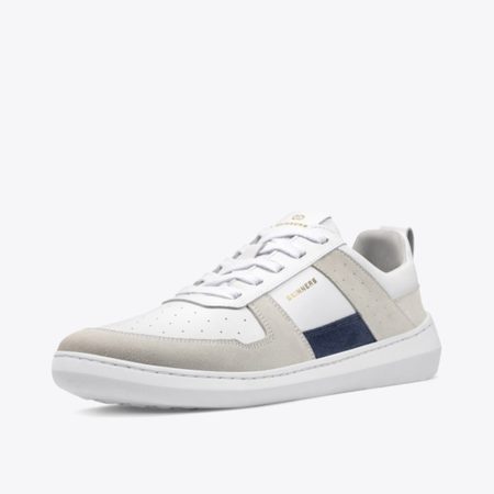 SKINNERS OLDSCHOOLER Blue/White | Barefoot tenisky