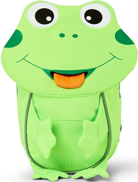 AFFENZAHN DĚTSKÝ BATOH PRO NEJMENŠÍ FROG Neon Green