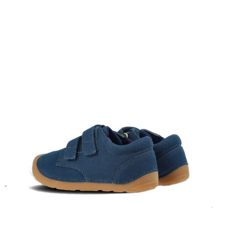 BUNDGAARD PETIT STRAP CANVAS Navy | Dětské barefoot tenisky