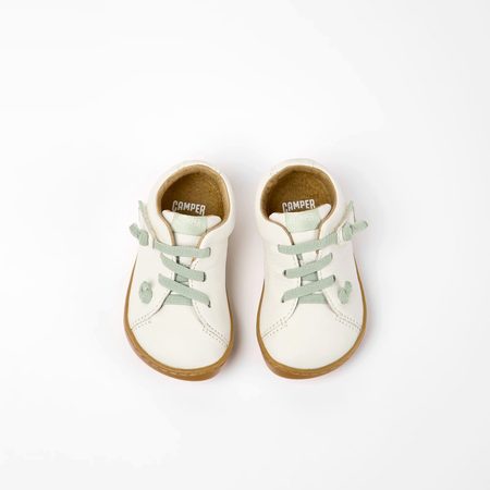 CAMPER HOUSTON KIDS TENISKY Creme/Light Green 3