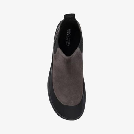 GROUNDIES SIENNA WOMEN Grey Black | Dámské barefoot chelsea boty 8