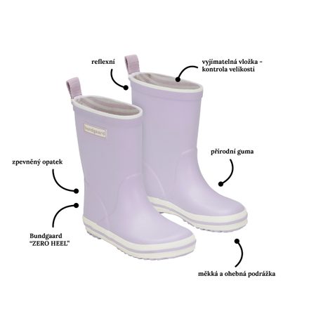 BUNDGAARD CLASSIC RUBBER BOOT Lavender 5