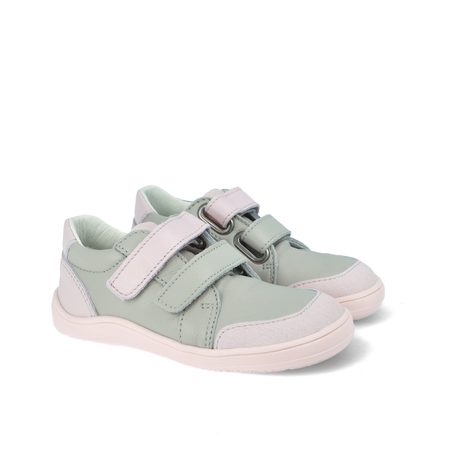 BABY BARE FEBO GO Grey Pink Asfaltico | Dětské barefoot tenisky