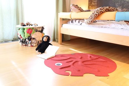 RootyRUG KIDS ELEPHANT Red