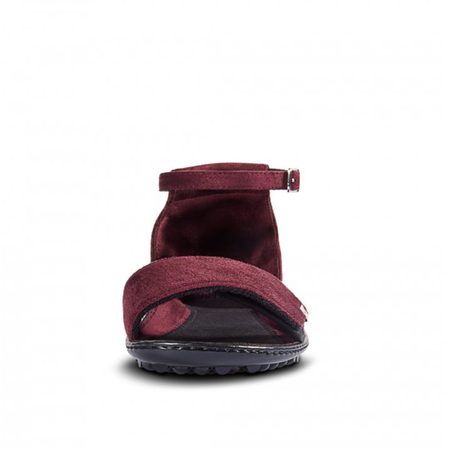 LEGUANO JARA Bordeaux | Dámské barefoot sandály4