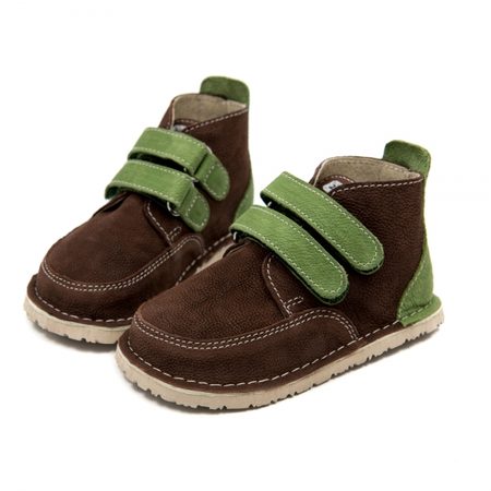 FOX MANGA Brown/Green Velcro