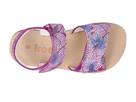 KOEL4kids SANDÁLKY ASHLEY Fuchsia Flowers 6