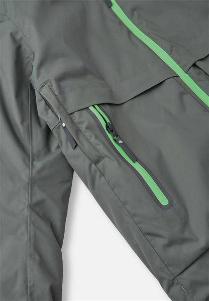 REIMA SOFTSHELL ZIMNÍ BUNDA TIRRO Thyme Green 8