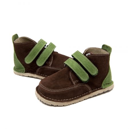 FOX MANGA Brown/Green Velcro