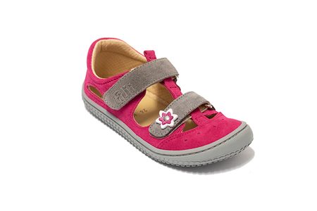 FILII KAIMAN VELCRO VELOURS Pink/Grey M