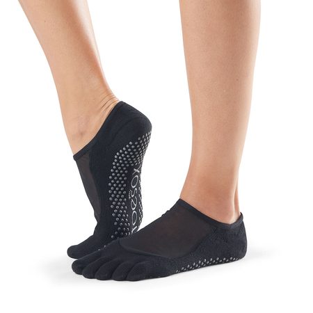 TOESOX FULL TOE LUNA GRIP Black 1