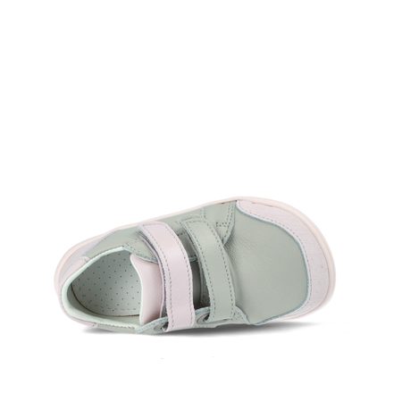 BABY BARE FEBO GO Grey Pink Asfaltico | Dětské barefoot tenisky