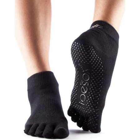 TOESOX FULL TOE LOW RISE GRIP Black 1