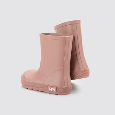 IGOR HOLÍNKY Dusty Pink | Dětské barefoot holínky 3