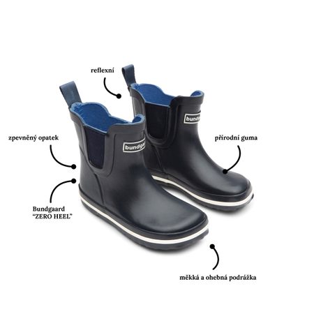 BUNDGAARD SHORT CLASSIC RUBBER BOOT Navy 4