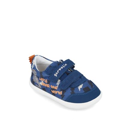 GARVALÍN PLÁTĚNKY Blue Dino | Dětské barefoot tenisky 5