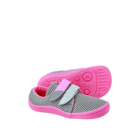 BEDA TENISKY MESH SOFIE Grey Pink 2