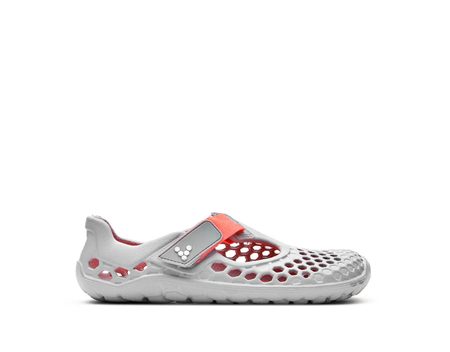 VIVOBAREFOOT ULTRA K LIGHT GREY NEON ORANGE BLOOM