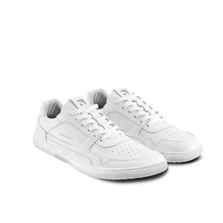 BAREBARICS BAREFOOT TENISKY ZING All White Leather 5