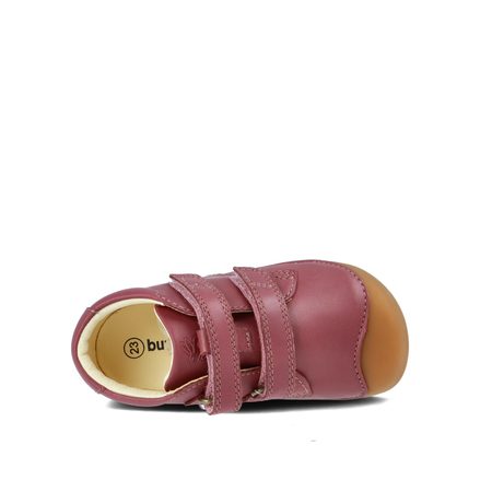 BUNDGAARD PETIT VELCRO Dark Rose WS | Dětské celoroční barefoot boty