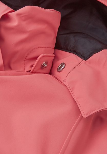 REIMA SOFTSHELL ZIMNÍ BUNDA PERILLE Pink Coral 8