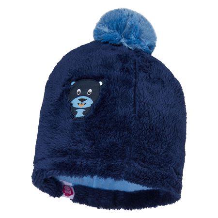 AFFENZAHN DĚTSKÁ PLYŠOVÁ ČEPICE BEAR Blue