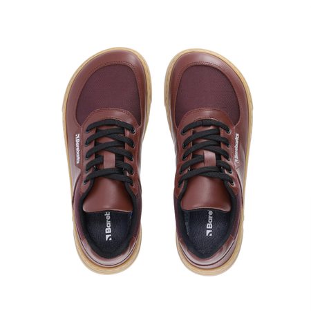 BAREBARICS BAREFOOT TENISKY BRAVO Maroon Brown 4