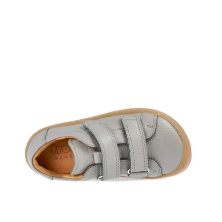 FRODDO TENISKY LEATHER D-VELCRO Light Grey 2